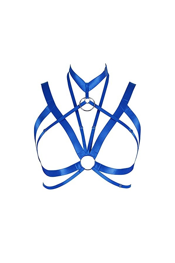 Harnais de corps de grande taille pour femme - Grande taille - Gothique - Obesity Festival rave - Lingerie dHalloween, viole