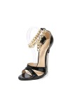 16 CM/6.29IN Sexy Bout Ouvert Talons Hauts Fétiche Chaussures Talons Aiguilles Discothèque Pôle Danse Mariage Fête Bal Sandal