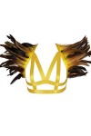 Épaulettes en plumes pour femme - Harnais de corps - Lingerie punk - Sangle de poitrine - Brûlant - Pour homme - Festival Rav