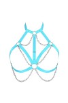 BODYCAGE Punk Chaîne de Corps Sangle de Poitrine Harnais de Corps Femme Soutien-Gorge Halloween Grande Taille Cage à Lingerie