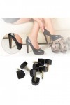 Conception de Surface Antidérapante, 84 Embouts de Remplacement pour Talons Hauts Chaussures Antidérapantes Réparation Talon 