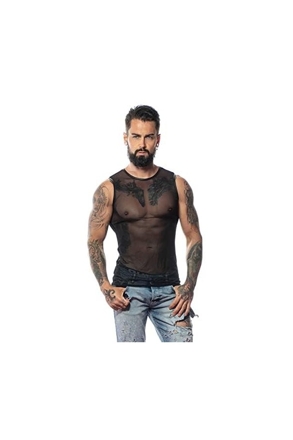 DEMONIA Adrien Débardeur Résille