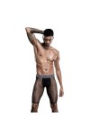 PSKSER Short en Dentelle Noire pour Hommes, Culotte en Maille Respirante, Maillot De Bain De Plage Mankini, Tenue De Costume 