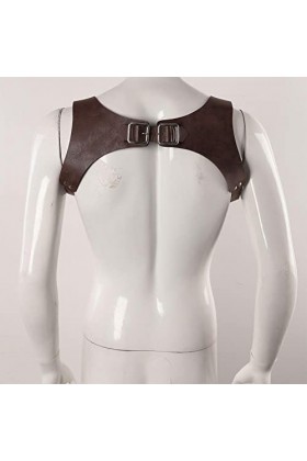 Ceinture harnais pour homme, ceinture de poitrine réglable en similicuir pour homme, boucles punk, bal de promo, rave clubwea