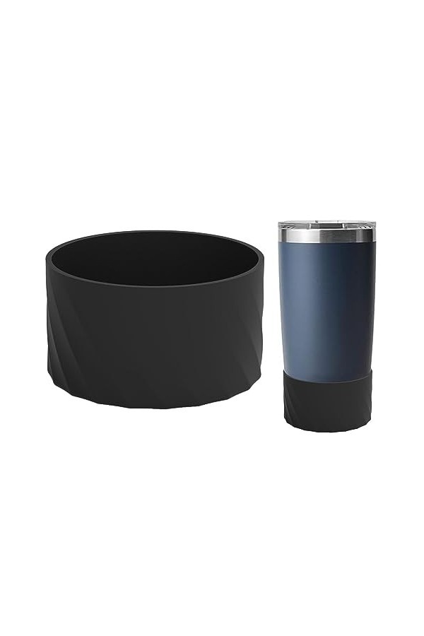 MYJIO Botte en Acier Inoxydable - Protection en Acier Inoxydable en Silicone,Manchon en Silicone Portable antidérapant résist