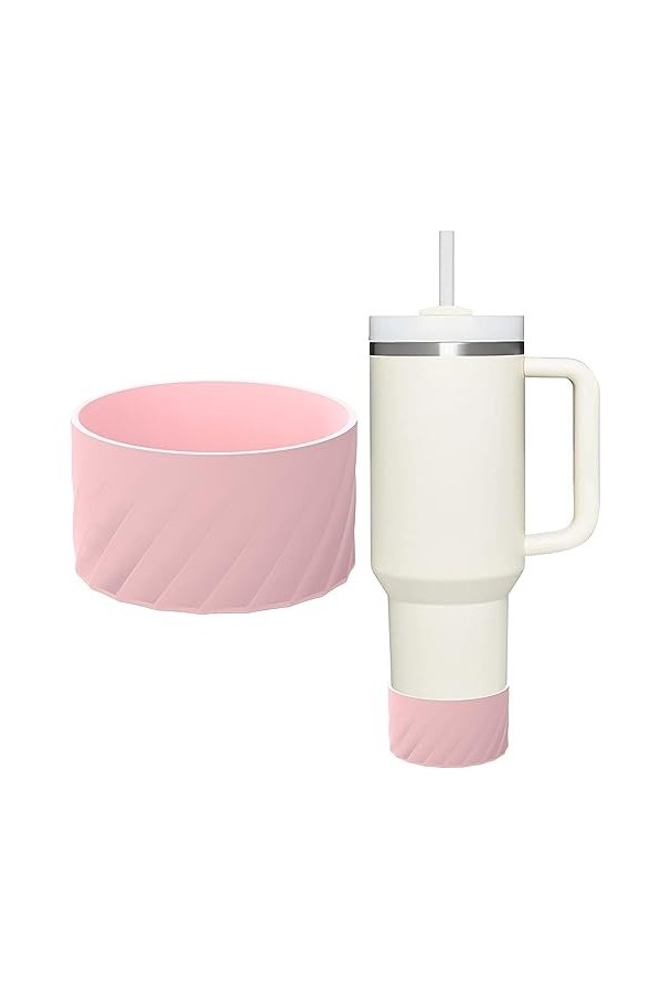 MYJIO Botte en Acier Inoxydable - Protection en Acier Inoxydable en Silicone,Manchon en Silicone Portable antidérapant résist