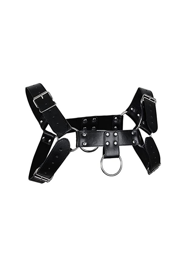 harayaa Ceinture Demi-harnachement de Poitrine En Réglable élastique pour Hommes