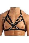 Harnais pour homme avec ceinture - Style punk - Style punk - Sexy - Pour Halloween - Goth - Type L