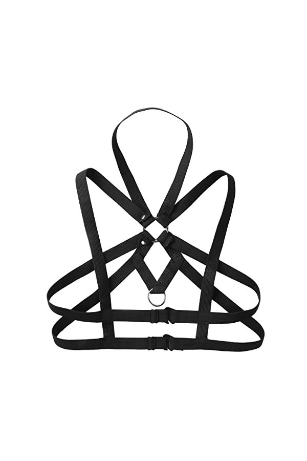 Harnais pour homme avec ceinture - Style punk - Style punk - Sexy - Pour Halloween - Goth - Type L