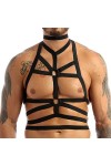 Harnais pour homme avec ceinture - Style punk - Style punk - Sexy - Pour Halloween - Goth - Type L
