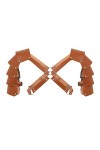 Harnais en similicuir pour homme - Ceinture - Armures dépaule - Boucles - Danse - Cosplay - Costumes sexy - Croix - Hallowee