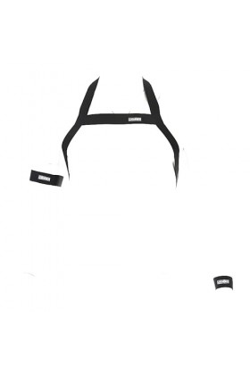 Sous-vêtement moulant pour homme style punk avec sangle de poitrine avec bracelet, bras, anneau, harnais de corps, vêtements 