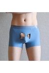 Drôle de Dessin animé sous-vêtements Hommes Glace Soie Boxer Shorts Creative Underpant Mignon Spoof Trunk Male Panties for Lo