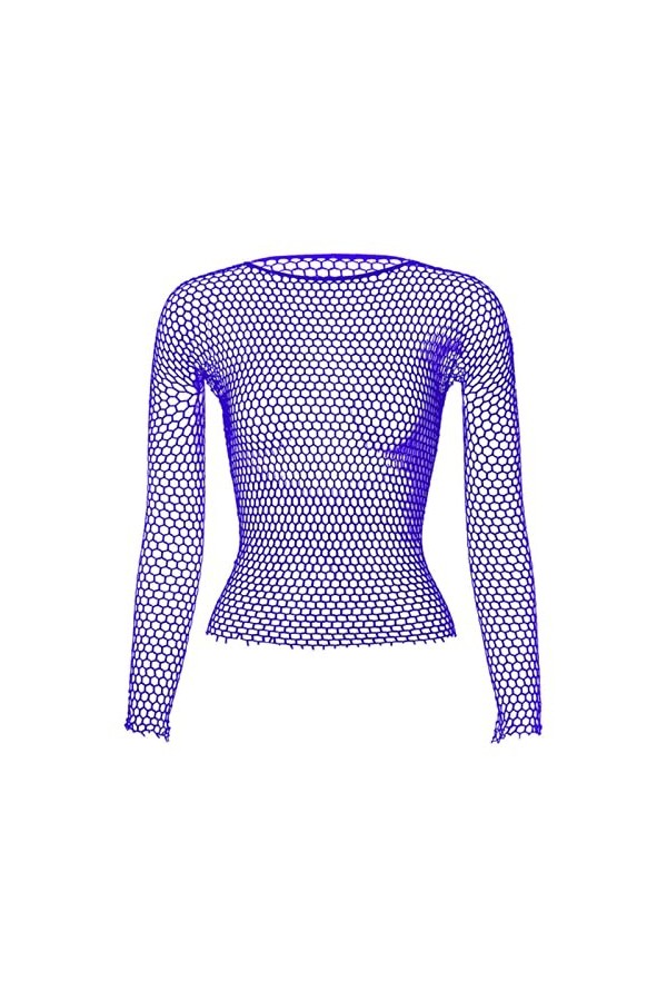 SARGE 1Pcs Hommes Mesh Top Hollow Out Manches Longues Lingerie Adult Underwear Male Nightwear for Husband Boyfriend Gifts