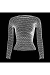 SARGE 1Pcs Hommes Mesh Top Hollow Out Manches Longues Lingerie Adult Underwear Male Nightwear for Husband Boyfriend Gifts