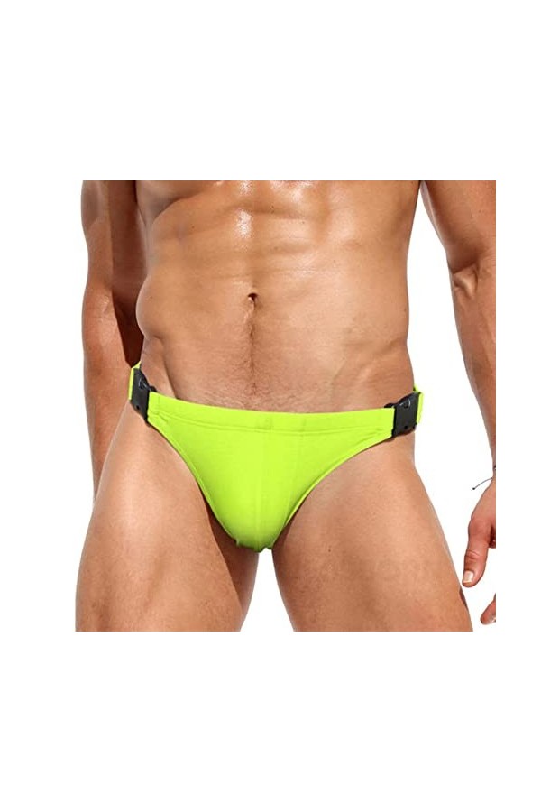 Hommes Bikini Maillot de Bain Lock Slip de Bain Bright Maillot de Bain pour Homme Maillot de Bain Maillot de Bain Short de Pl