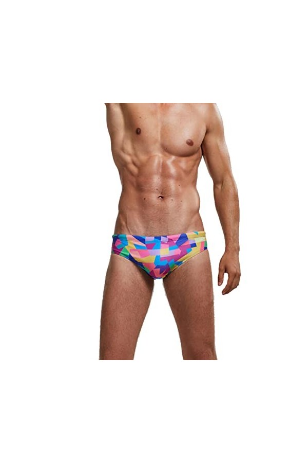 Maillots de Bain Hommes Imprimés Maillots de Bain Short de Bain à séchage Rapide Homme Taille Basse Maillots de Bain Sport Be