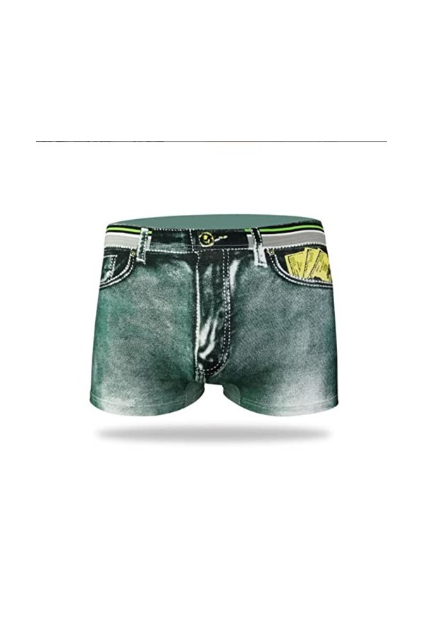 SARGE sous-vêtements Hommes Boxers Hommes Hommes comme Jean Boxer Shorts Homme caleçon
