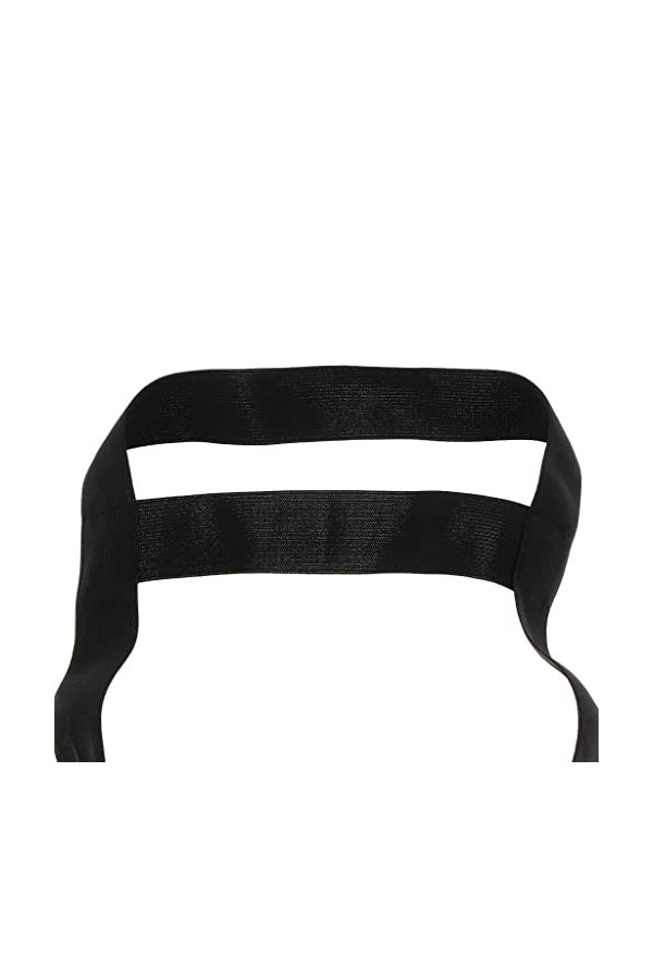 Perfeclan Sangles Thoraciques Homme Night Vereinskleidung Club Dancewear Robe de, Noir, comme décrit