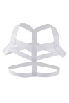 Perfeclan Sangle de harnachement de Poitrine pour Hommes - et Blanc à Choisir, Blanc, Unique