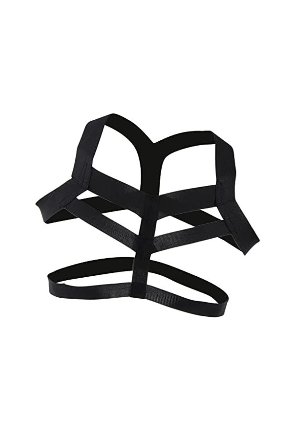 Perfeclan Sangle de harnachement de Poitrine pour Hommes - et Blanc à Choisir, Blanc, Unique