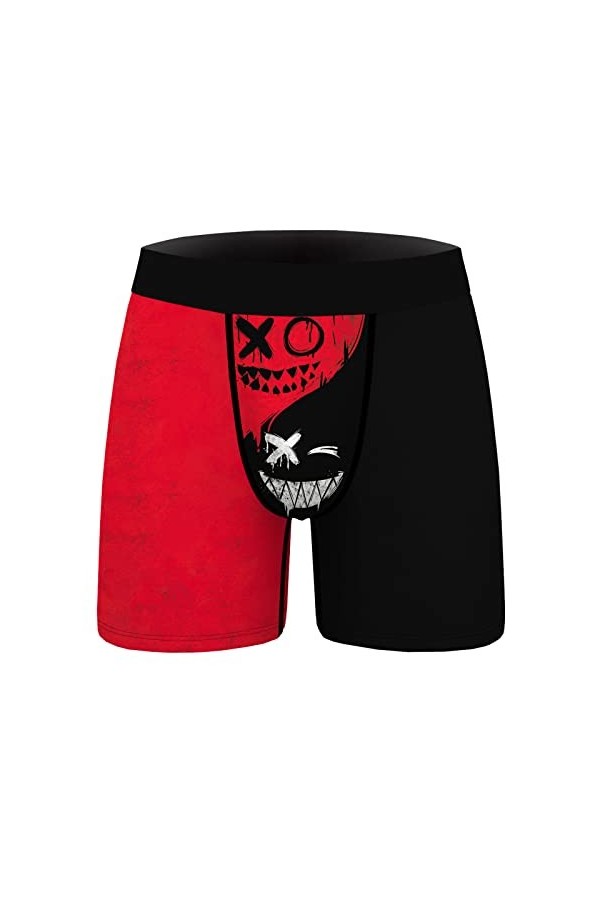 Hommes Jeune Adulte Roman Dessin animé Motif Confortable Respirant Boxer Pantalon Doux Culotte Shorts numérique imprimé Adult