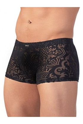 Svenjoyment Boxer Transparent Effet dOptique pour Homme, Noir, Taille S Noir Small