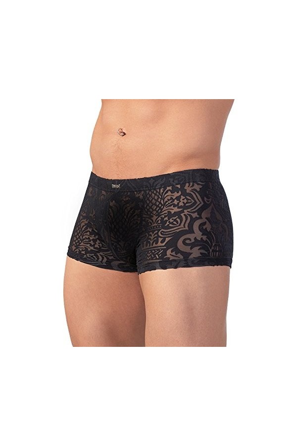 Svenjoyment Boxer Transparent Effet dOptique pour Homme, Noir, Taille S Noir Small