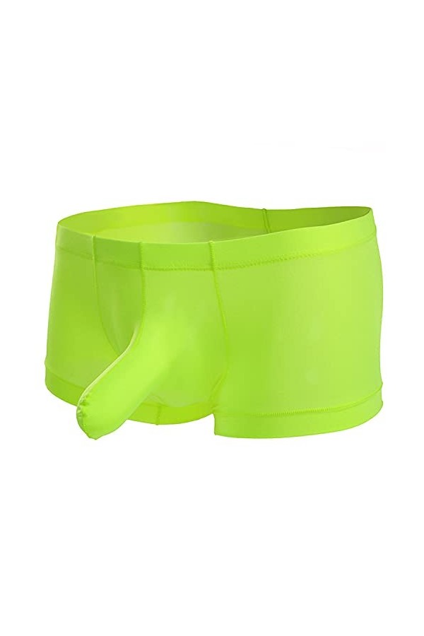 Générique Ice Silk Elephant Boxer Briefs Hommes Sexy Bulge Pouch Respirant Strings Culottes Taille Basse U Convexe Jockstrap 