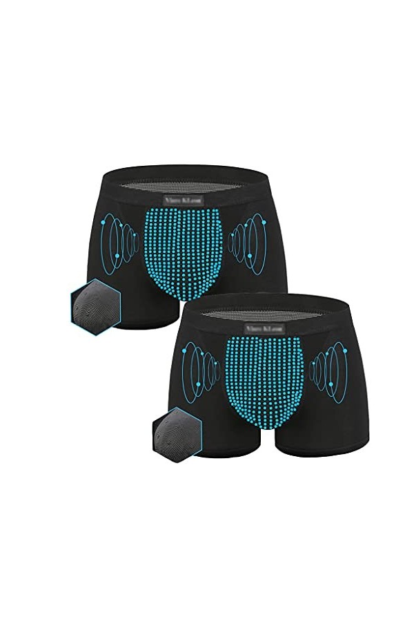 ZAYZ Hommes Physiologique Élargissement sous-vêtement, Thérapie Magnétique Soins de Santé Caleçons Doux et Léger Sexy Tourmal