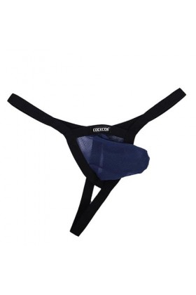 Générique sous-vêtements Transparents en Maille ajourée pour Hommes Tongs Fines et Transparentes String G Extensible et Respi