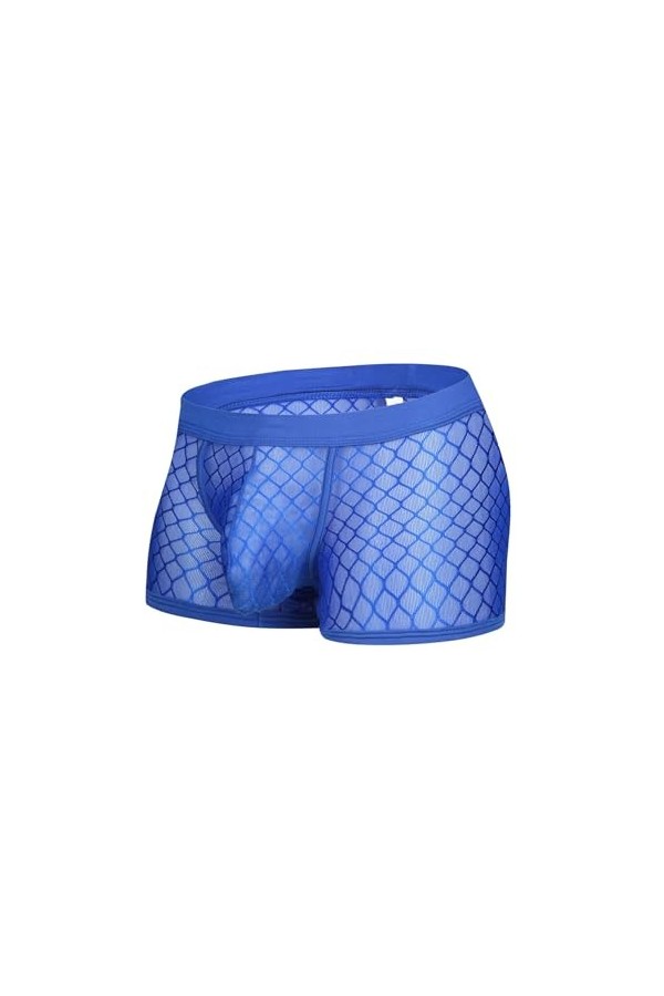 Générique Boxer en Maille U Convexe pour Homme Grand Sac Slip Sexy Respirant Transparent sous-vêtement Solide Transparent Ro