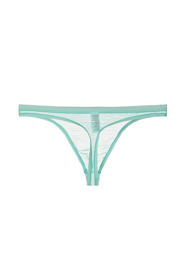 Générique String G pour Hommes Dos en T Slip Transparent String Transparent Taille Basse Bikini sous-vêtement Sexy Transparen