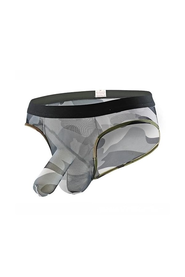 Générique sous-vêtements Sexy en Maille translucide Respirant et Confortable pour Hommes séparation du Pistolet Nez déléphan