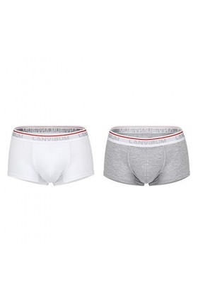 Boxer Homme Sexy sous-vêtements Boxer Couleur Sexy Fruit U- Boxer 2PC Hommes exposés Respirants sous-vêtements pour Hommes Te
