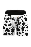 Boxers Homme Sexy Hommes Jeune Adulte Roman Dessin animé Motif Confortable Respirant Boxer Pantalon Doux Culotte Shorts numér
