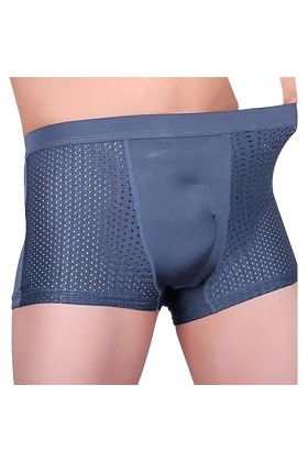 Cipliko sous-vêtement en Soie glacée,Boxer rembourré Respirant pour Hommes | Boxer Sexy, Boxer Élastique pour Homme, Boxer en