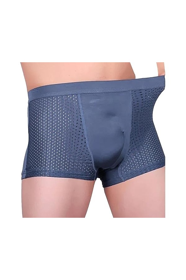 Cipliko sous-vêtement en Soie glacée,Boxer rembourré Respirant pour Hommes | Boxer Sexy, Boxer Élastique pour Homme, Boxer en