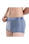 Cipliko sous-vêtement en Soie glacée,Boxer rembourré Respirant pour Hommes | Boxer Sexy, Boxer Élastique pour Homme, Boxer en