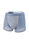 cypreason sous-vêtement en Soie glacée,Boxer rembourré Respirant pour Hommes - Boxer Sexy, Boxer Élastique pour Homme, Boxer 