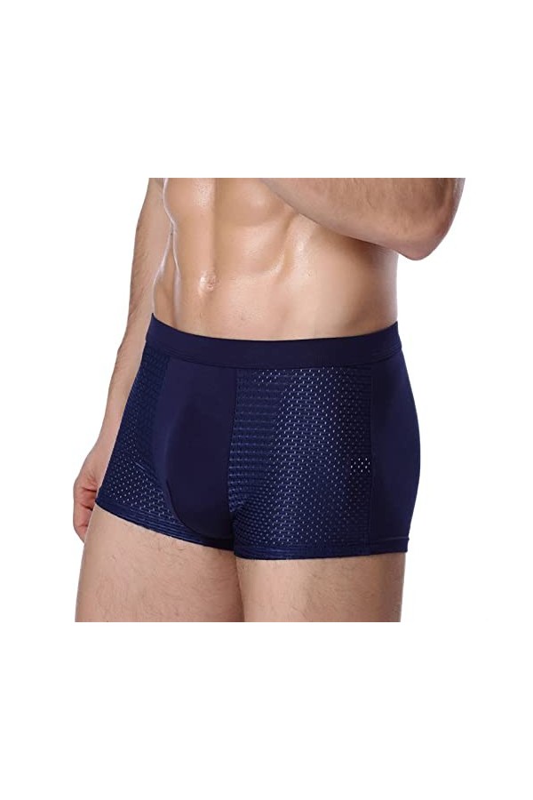 FREVA sous-vêtements Boxers Caleçons Slips Strings 1PCS / Lots Sexy Underwear Men Boxer Brief L-XXXL Boxershorts Big Mesh Men