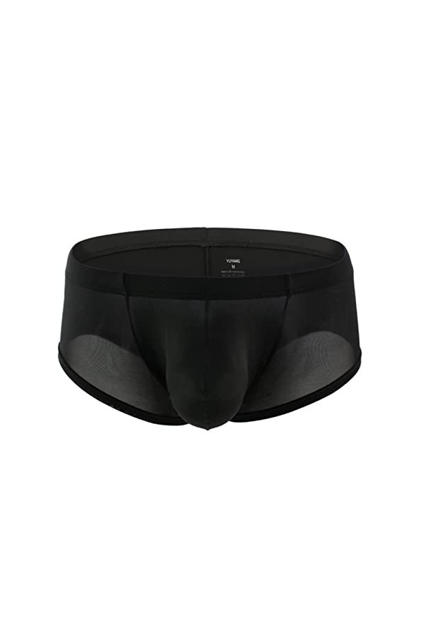 EU S-xxl Boxer de soie court for les hommes sexy u pochette culotte respirante mâle cool mâle hombre se sentir gratuit boxeur