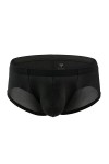 EU S-xxl Boxer de soie court for les hommes sexy u pochette culotte respirante mâle cool mâle hombre se sentir gratuit boxeur