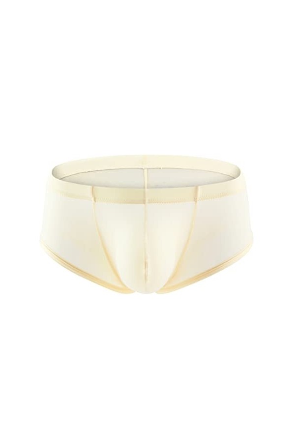 EU S-xxl Boxer de soie court for les hommes sexy u pochette culotte respirante mâle cool mâle hombre se sentir gratuit boxeur