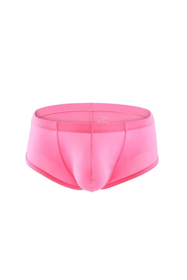 EU S-xxl Boxer de soie court for les hommes sexy u pochette culotte respirante mâle cool mâle hombre se sentir gratuit boxeur