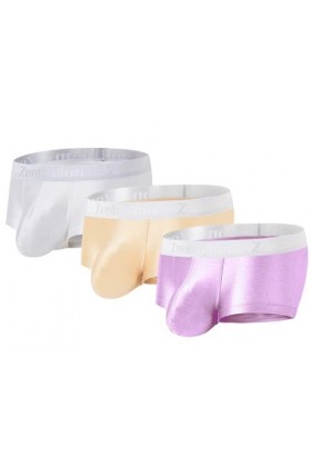 BIATWOWR Short rétro sexy pour homme - Sous-vêtements - Pour homme - Taille M L XL XXL - 3XL, 3 paquet:multi c, XL