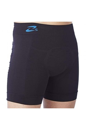 CzSalus Minceur Boxer pour Homme avec Argent - Noir Taille XXL