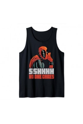 Marvel Deadpool SSHHHH No One Cares Whisper Tank Top