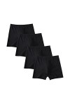 4 pcs hommes sous-vêtements boxer culottes shorts coton respirant intimé grand taille Color : CBlu Blk, Size : 7X-LAGER 