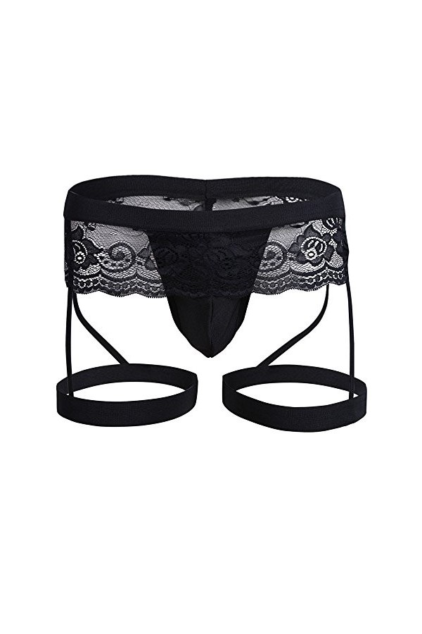 iHENGH Sissy Underwear Lace Thong Enhance Pouch Bikini Briefs Pantalon Boxer Respirant Modal